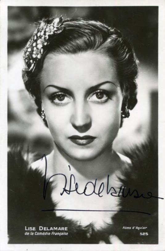 Lise Delmare Autograph
