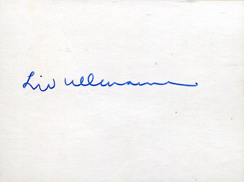Liv Ullmann Autograph Autogramm | ID 6766596227221