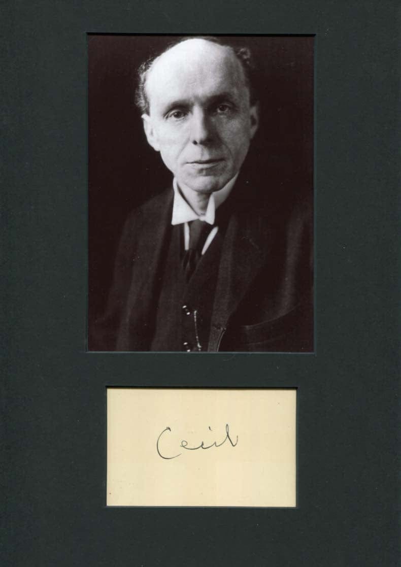 Lord Robert Cecil Autograph Autogramm | ID 7332721066133