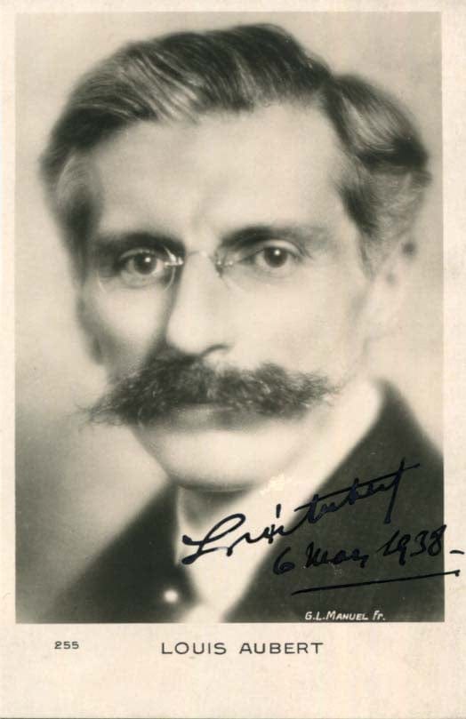 Louis Aubert Autograph