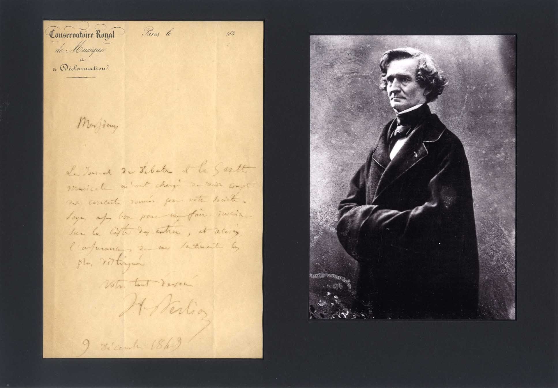 Louis-Hector Berlioz Autograph Autogramm | ID 7331820568725