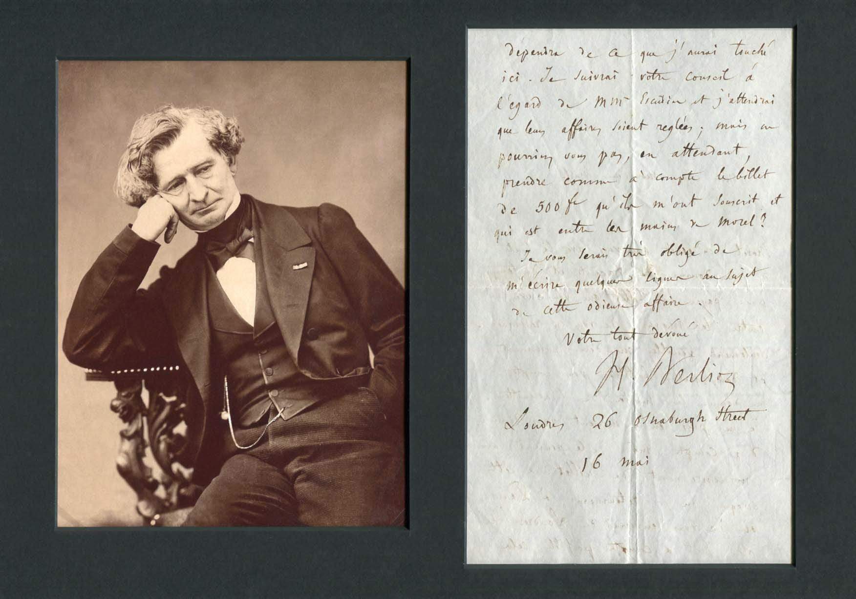 Louis-Hector Berlioz Autograph Autogramm | ID 7213599096981