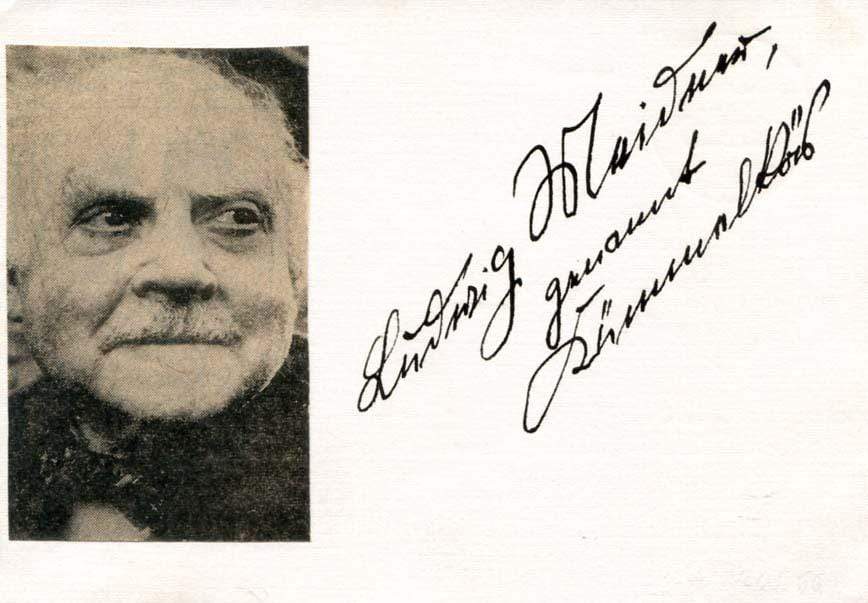 Meidner, Ludwig autograph