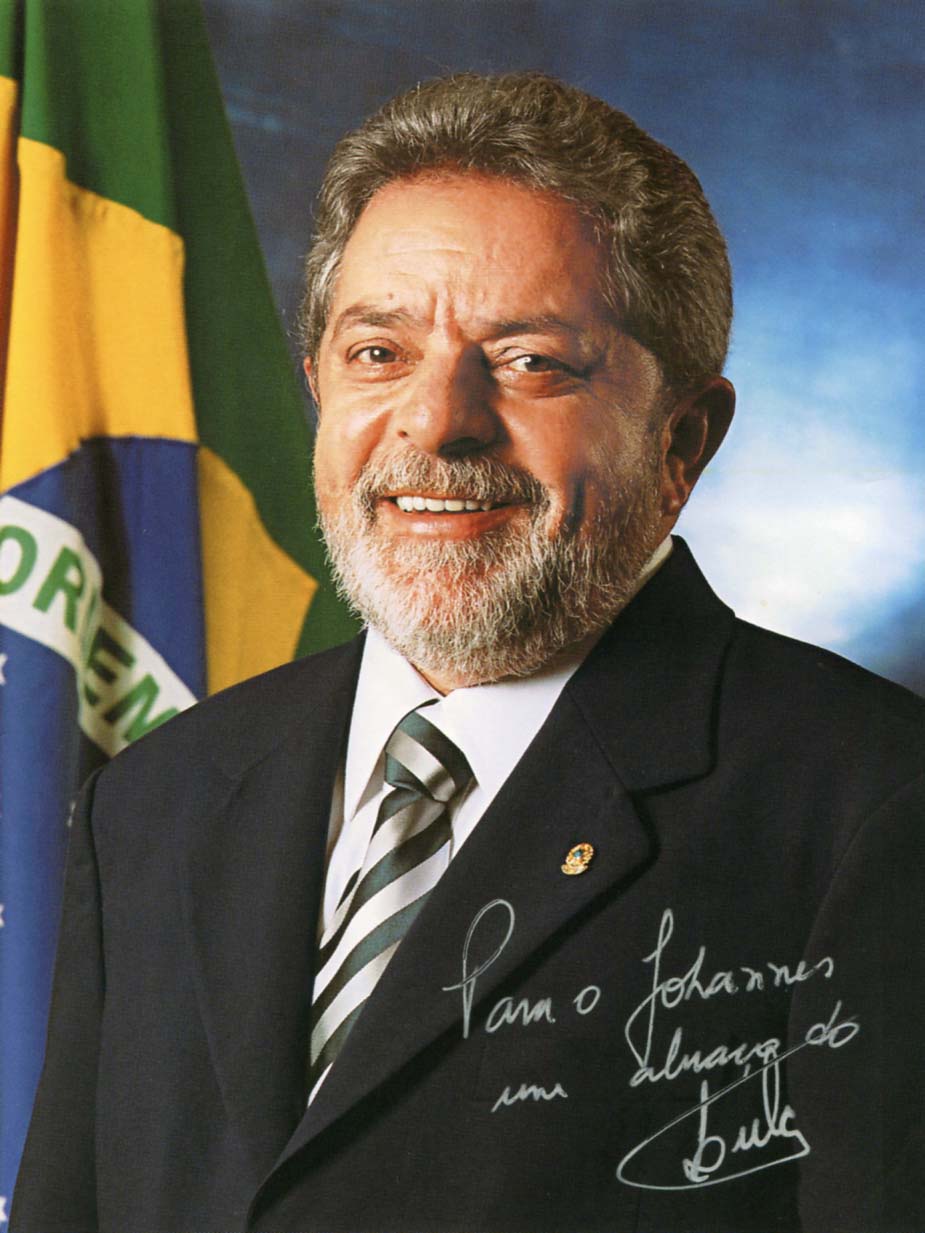 Lula da Silva, Luis Inacio autograph