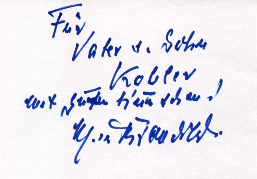 Manfred von Brauchitsch Autograph Autogramm | ID 7252857946261