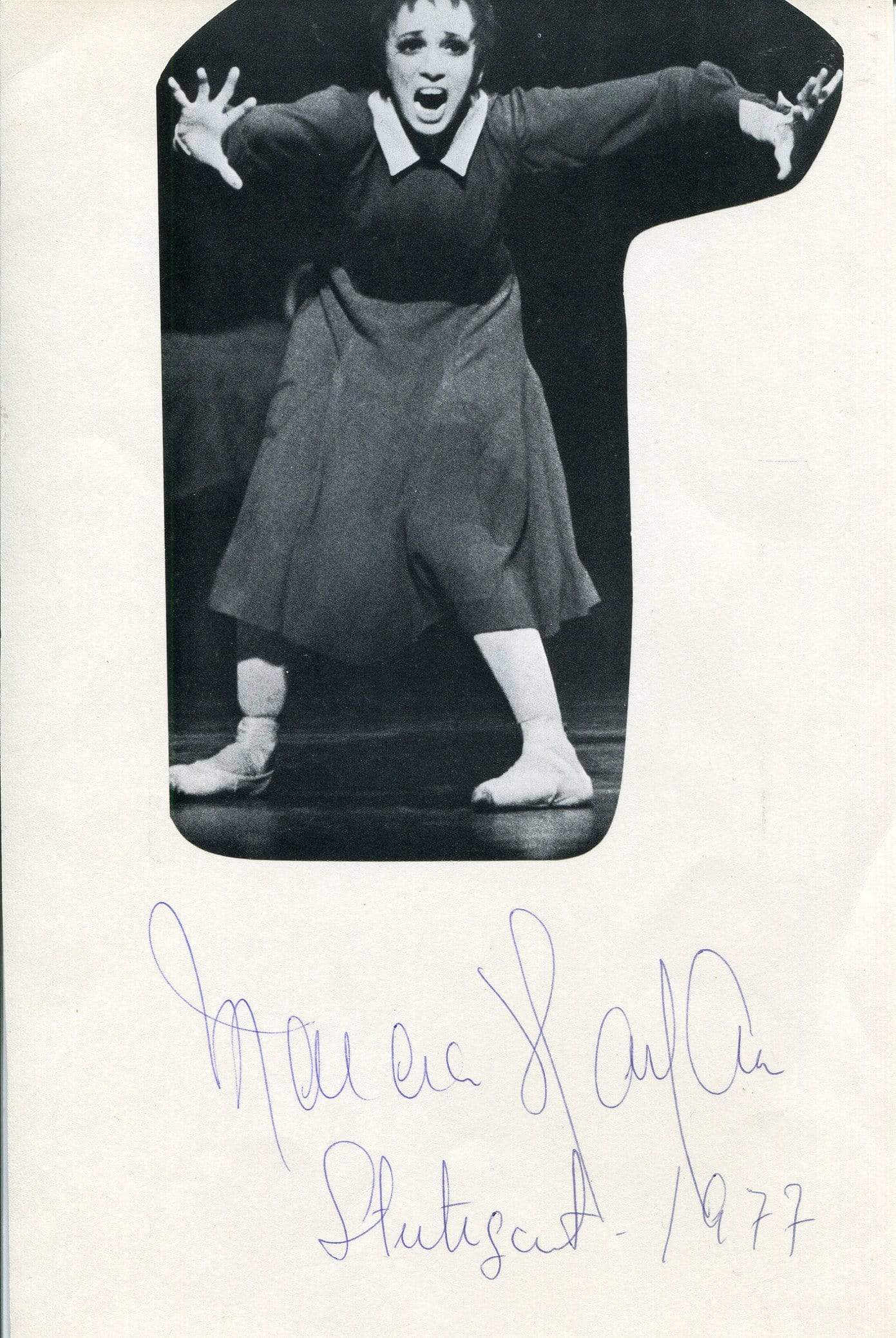 Haydée, Marcia autograph