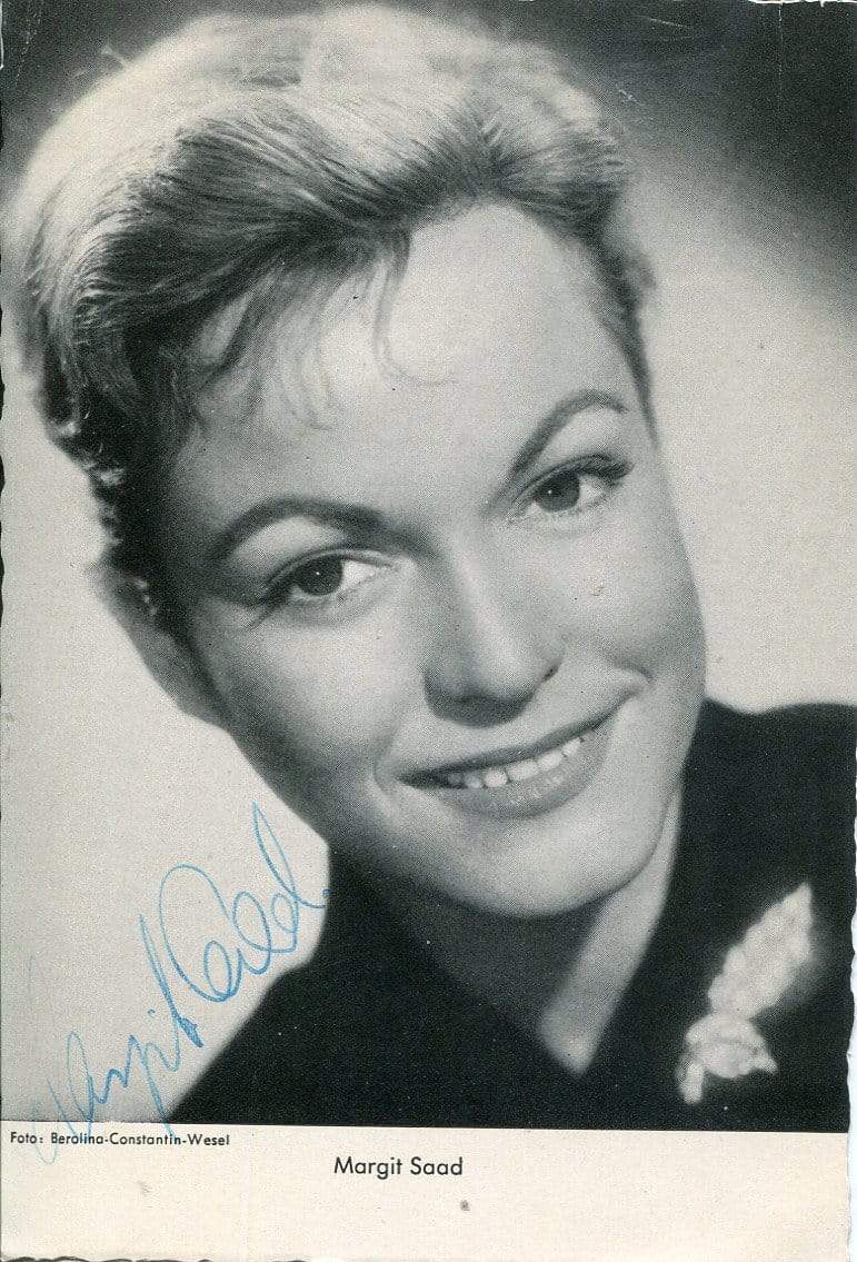 Margit  Saad Autograph Autogramm | ID 7088894902421