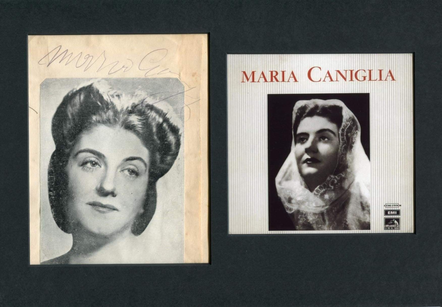 Caniglia, Maria autograph