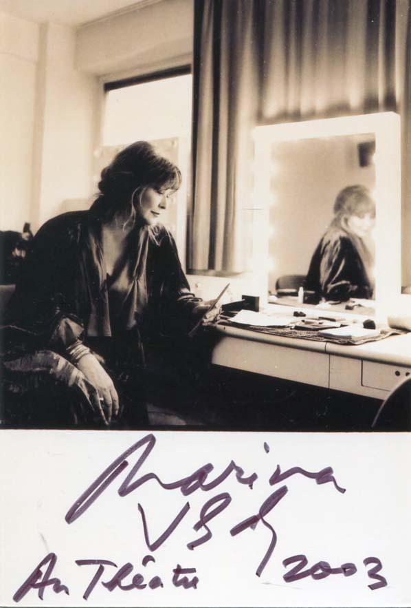 Vlady, Marina autograph
