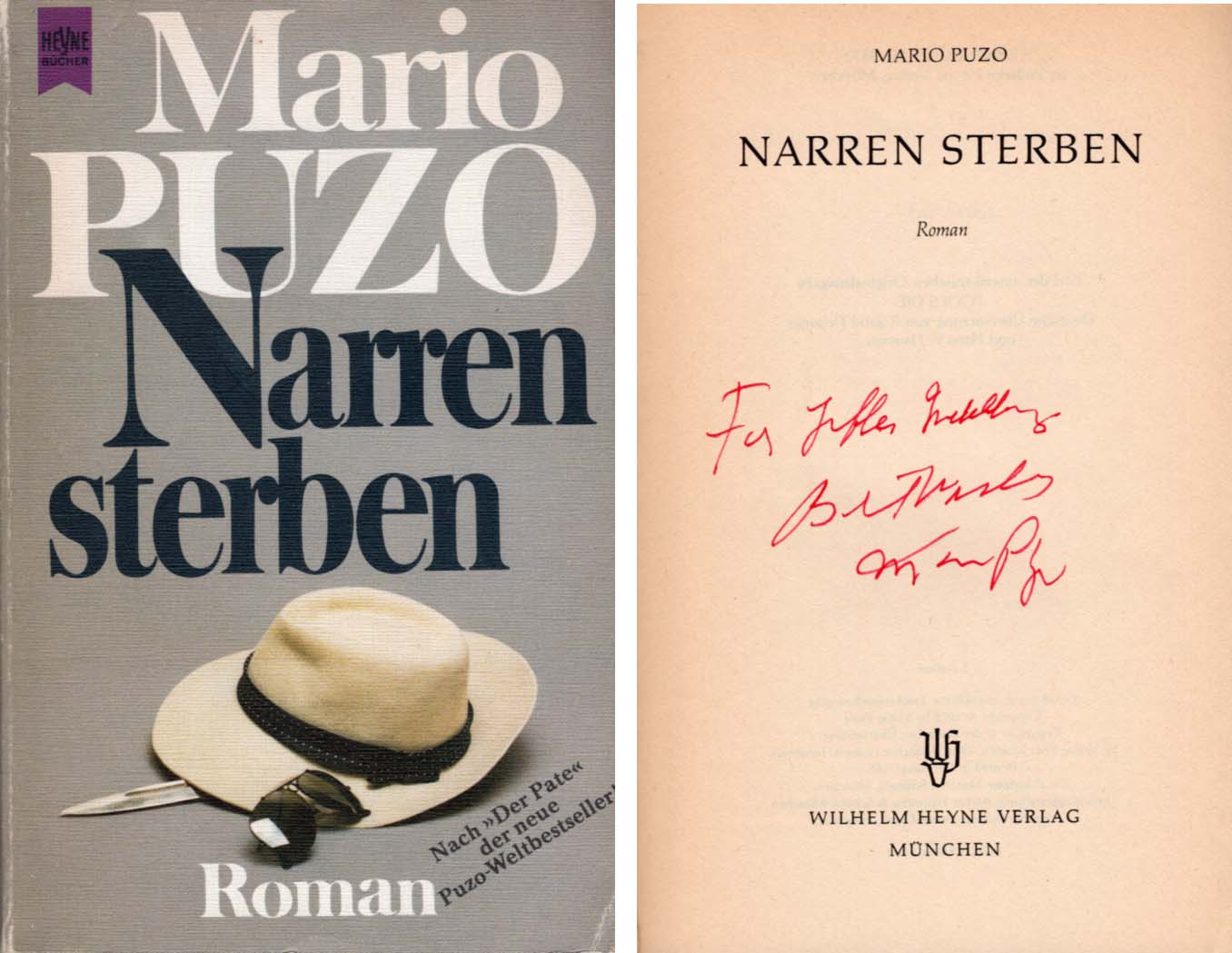 Mario  Puzo Autograph Autogramm | ID 7808869564565