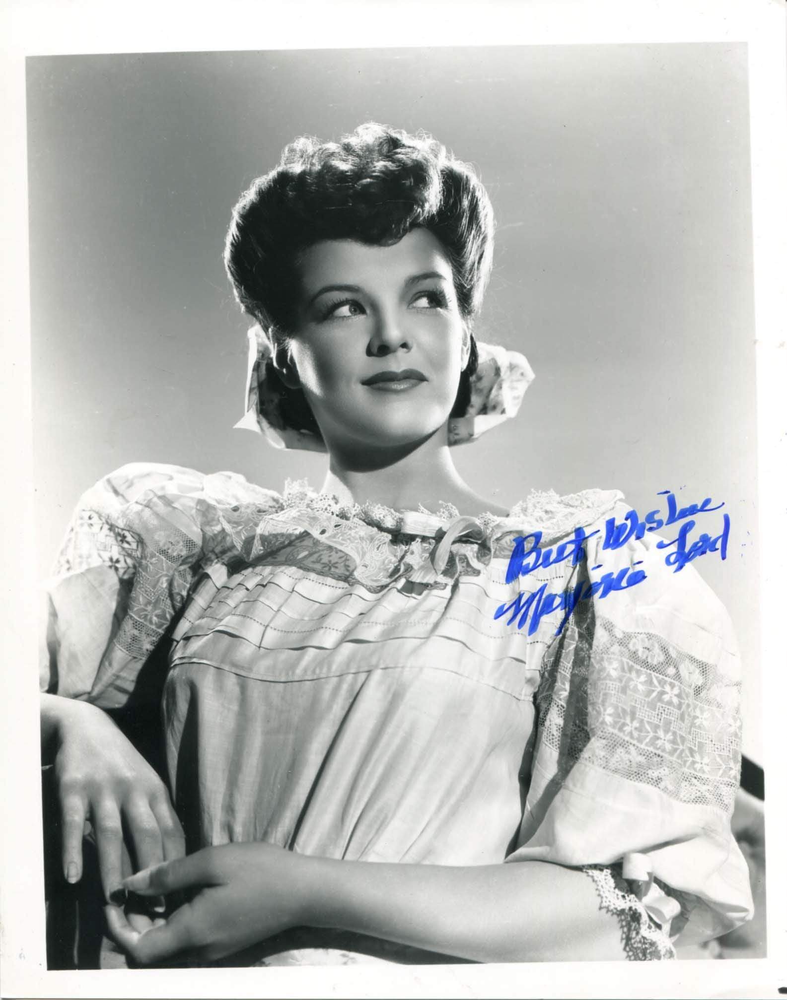 Lord, Marjorie autograph