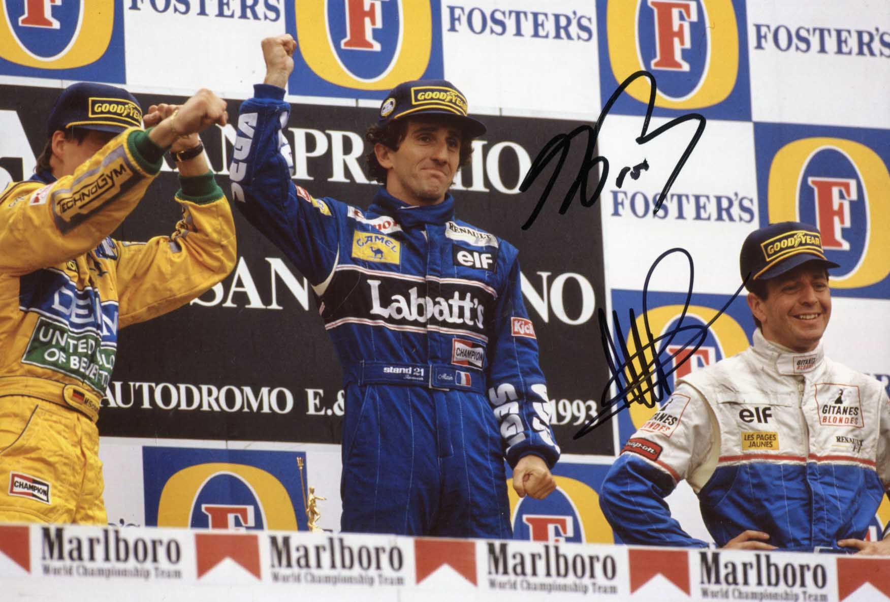 Martin &amp; Alain Brundle &amp; Prost Autograph Autogramm | ID 7831453466773