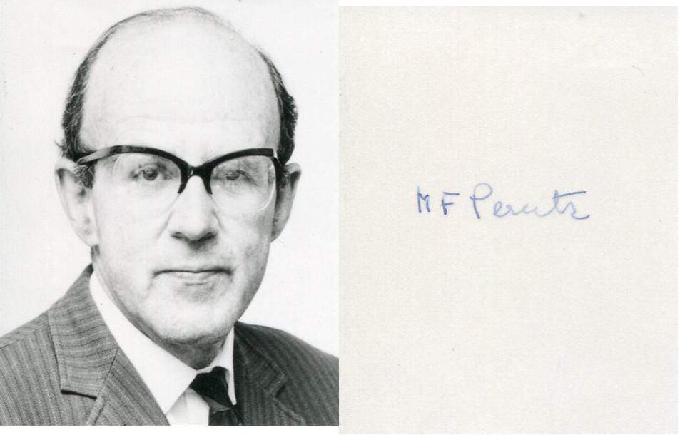 Perutz, Max Ferdinand autograph