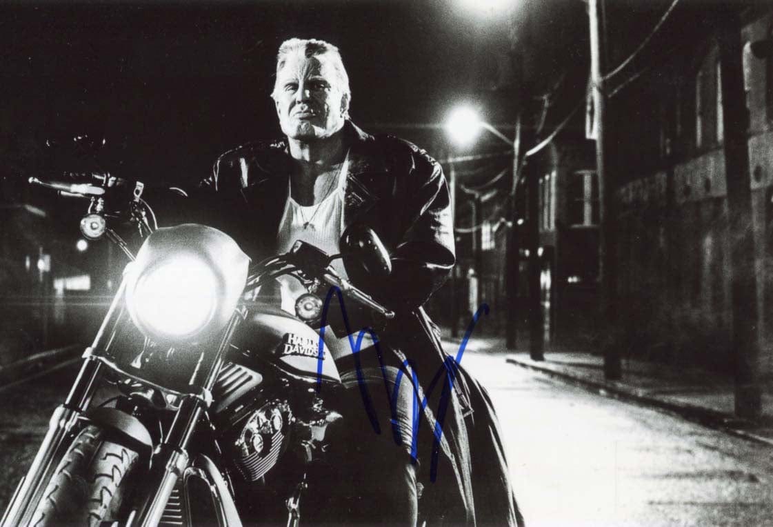 Mickey Rourke Autograph | signed photographs