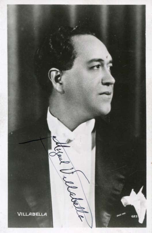 Miguel Villabella Autograph