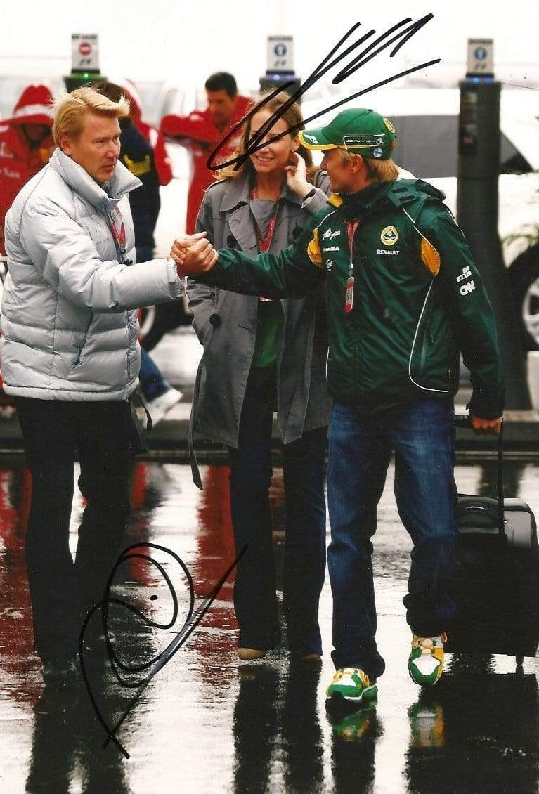 Häkkinen, Mika & Kovalainen, Heikki autograph