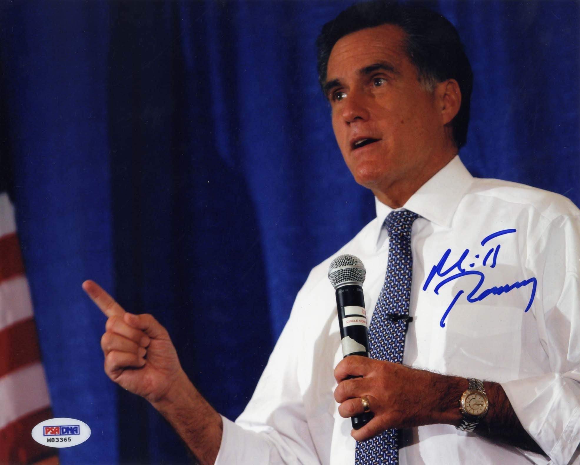 Romney, Mitt autograph
