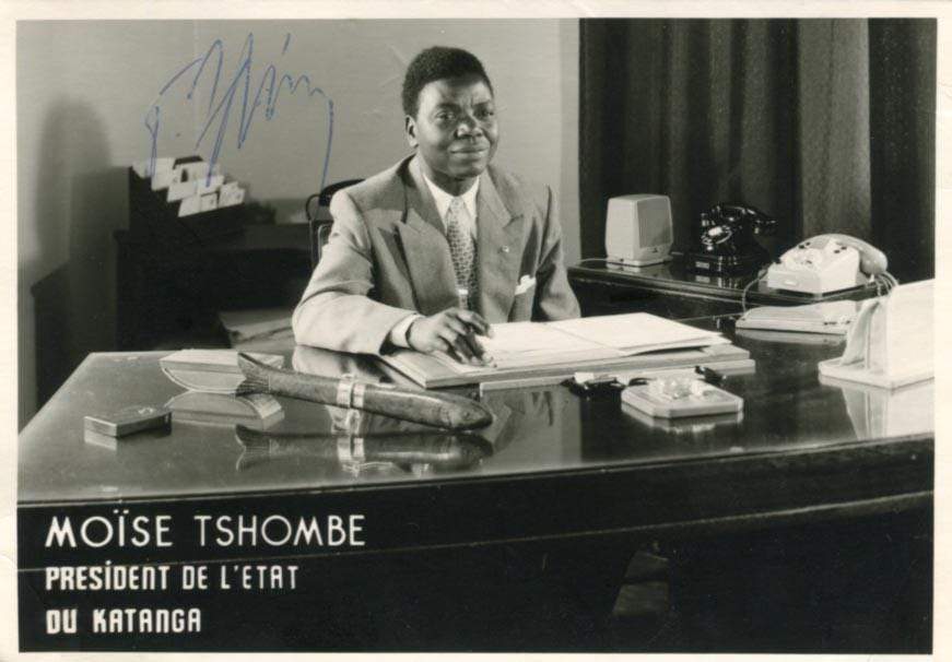 Tshombe, Moise autograph