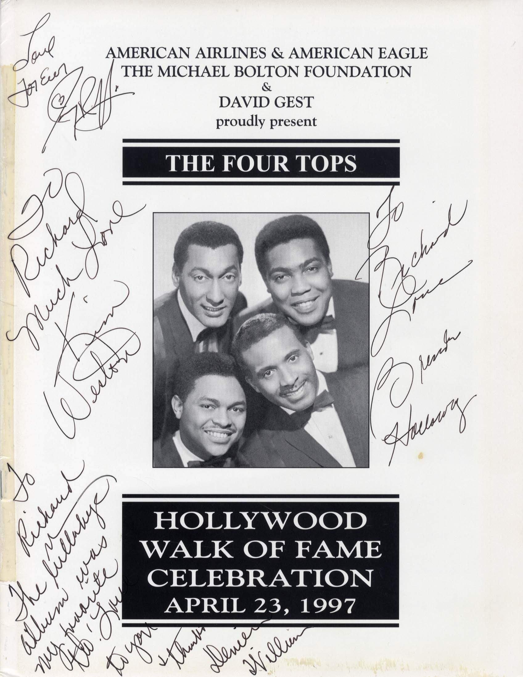 Motown Singers autograph