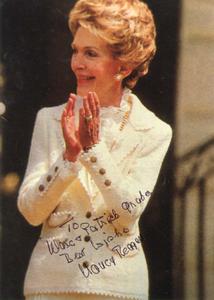 Nancy Reagan Autogramm