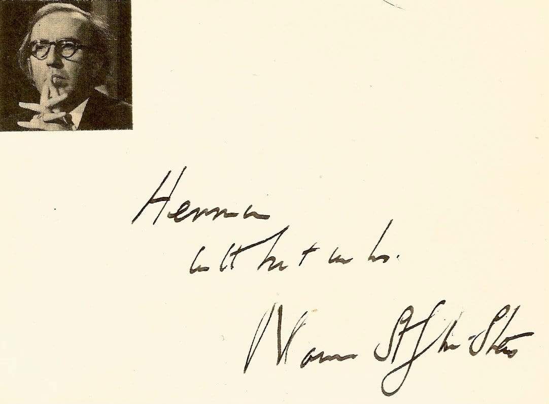 St John-Stevas, Norman autograph