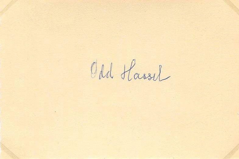 Odd Hassel Autograph Autogramm | ID 7202420293781