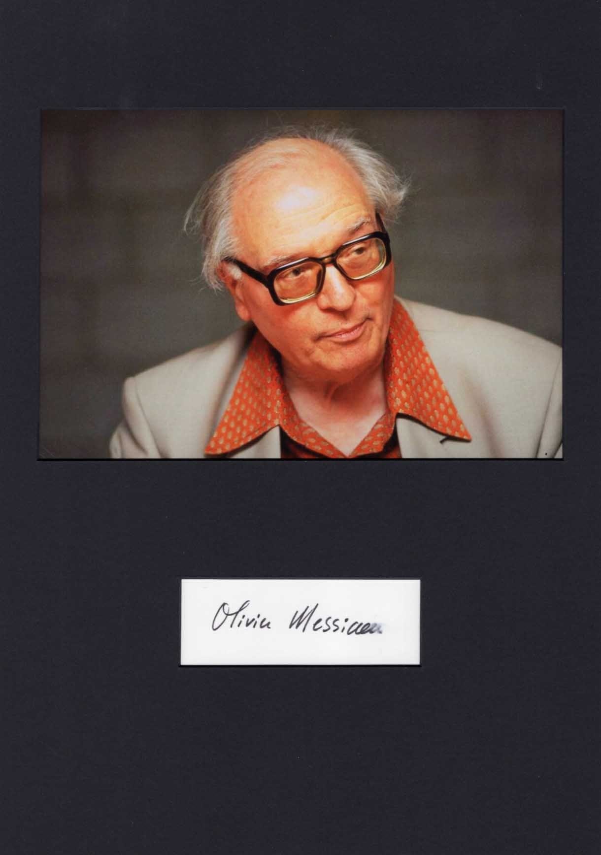Olivier Eugène Prosper Charles Messiaen Autograph Autogramm | ID 7383347986581