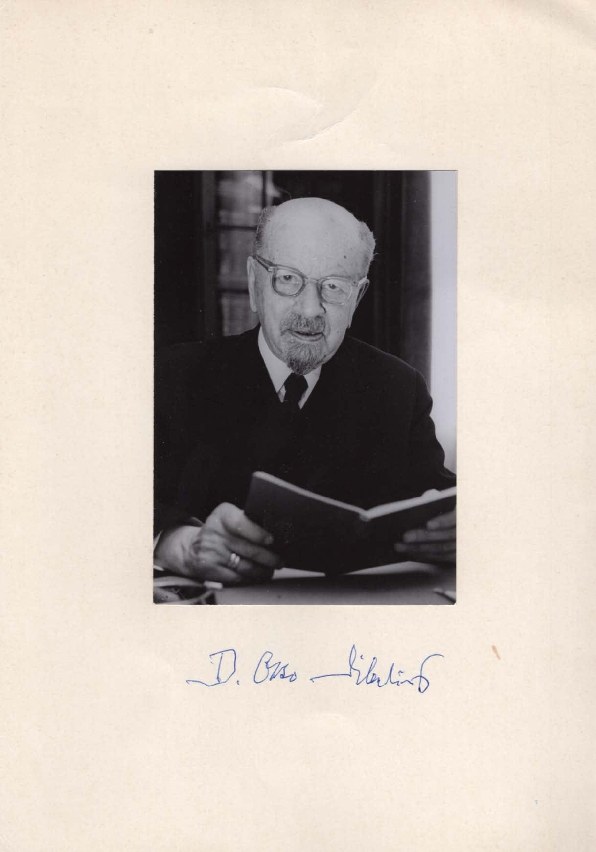 Otto Dibelius Autograph