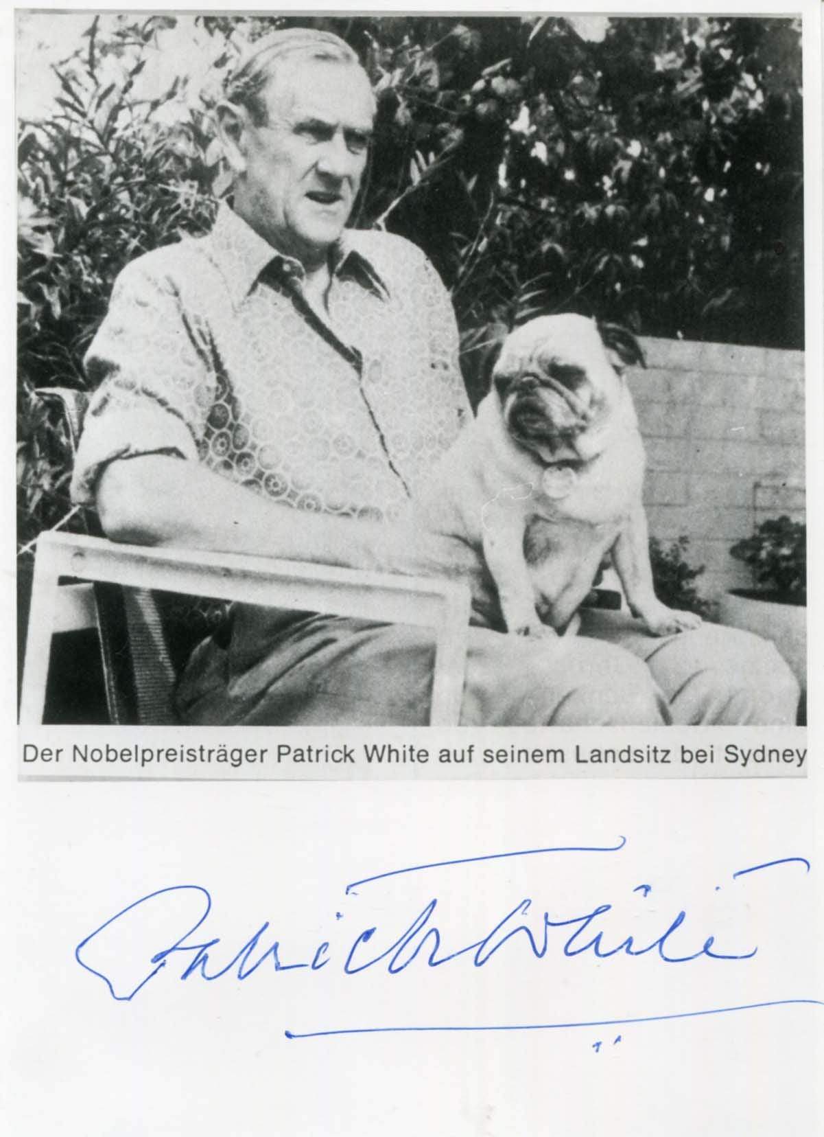 White, Patrick autograph