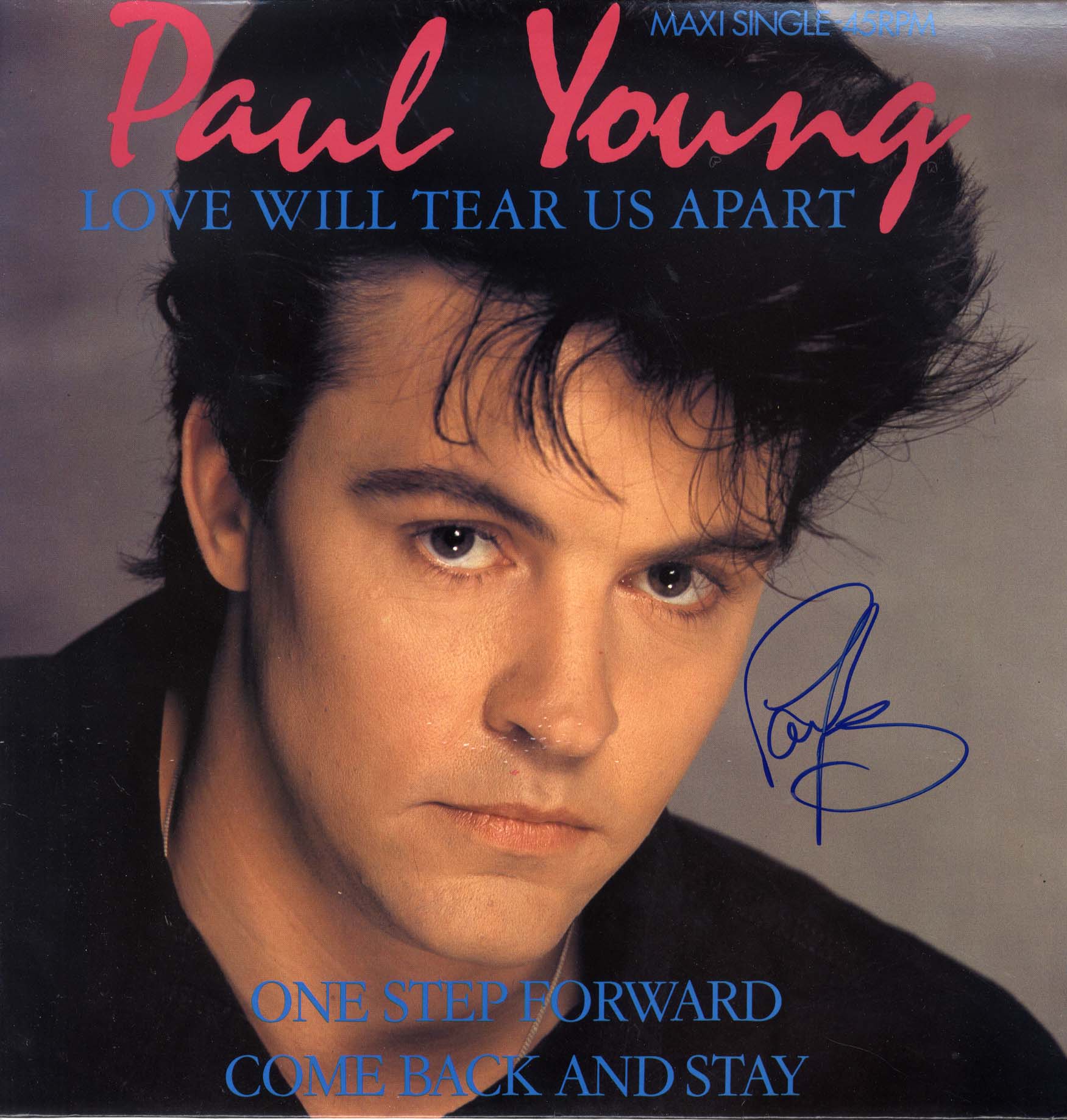 Paul Young Autogramm