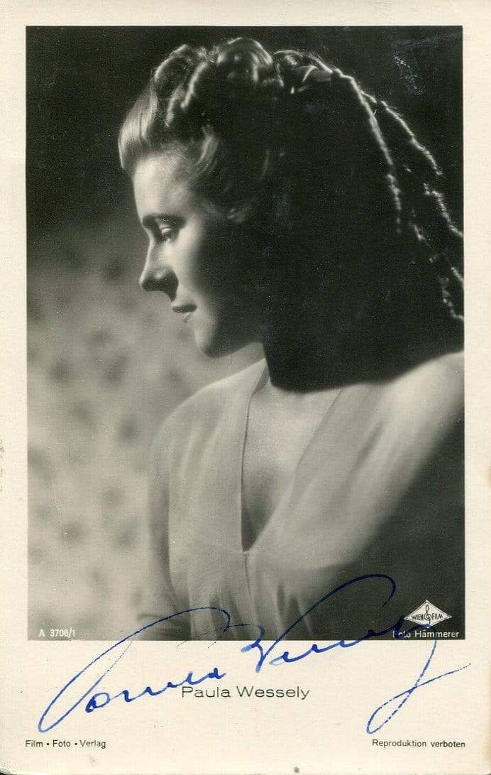 Paula Wessely Autograph Autogramm | ID 7087038759061