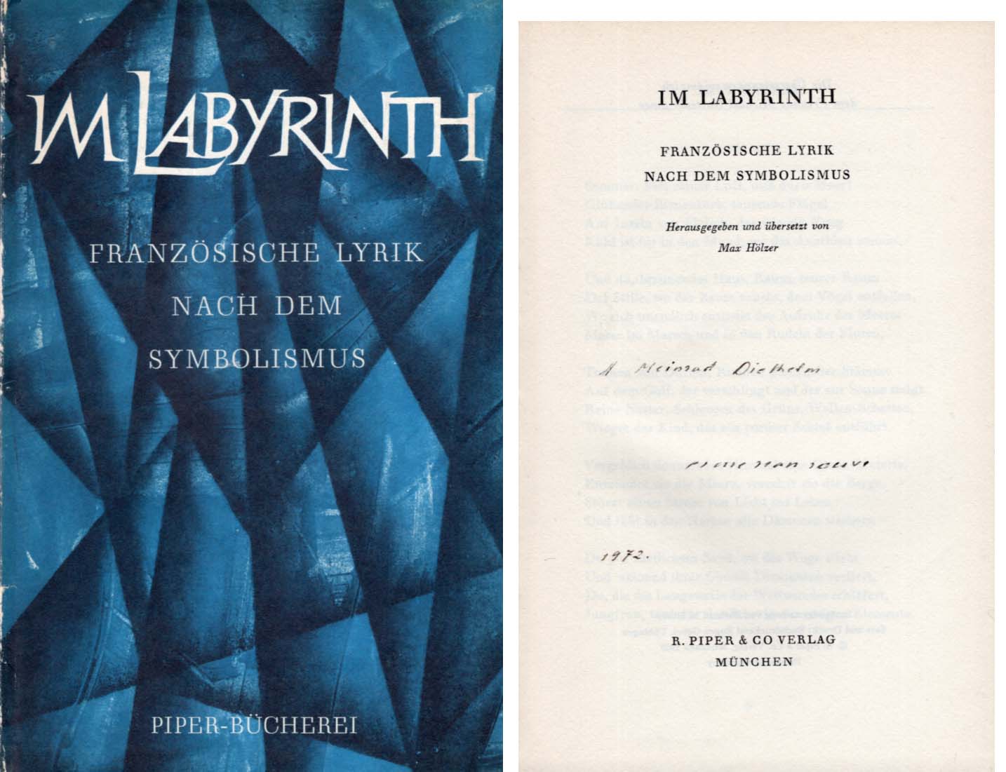 Pierre Jean Jouve Autograph | signed programmes / books