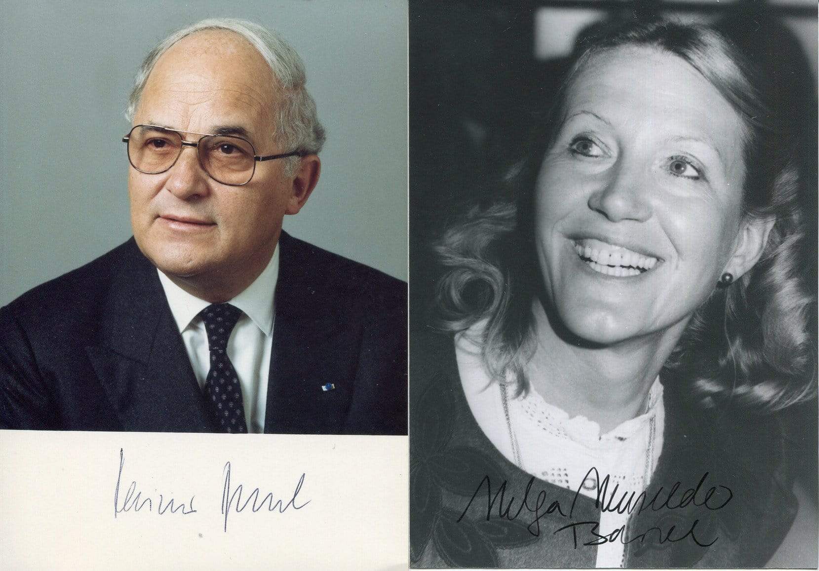 Barzel, Rainer & Henselder-Barzel, Helga autograph