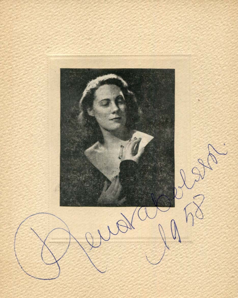 Renata Tebaldi Autograph