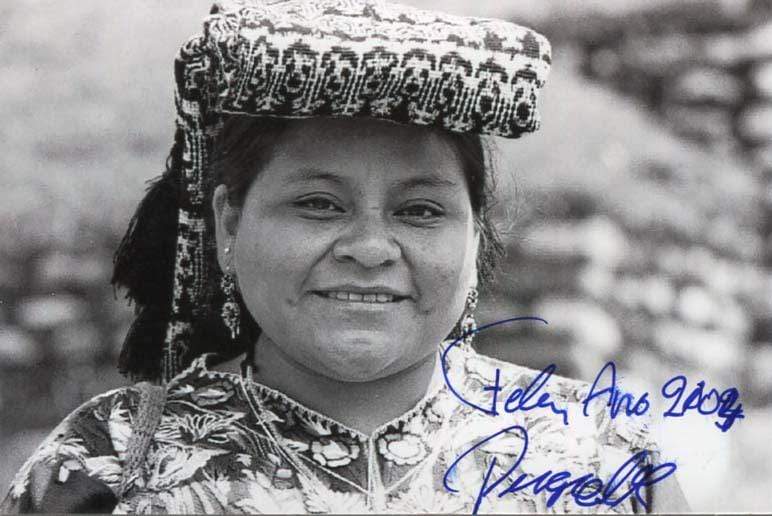 Rigoberta Menchu Autograph Autogramm | ID 7116833718421