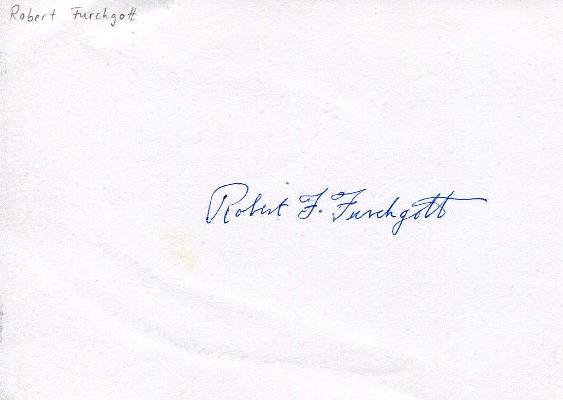 Furchgott, Robert F. autograph