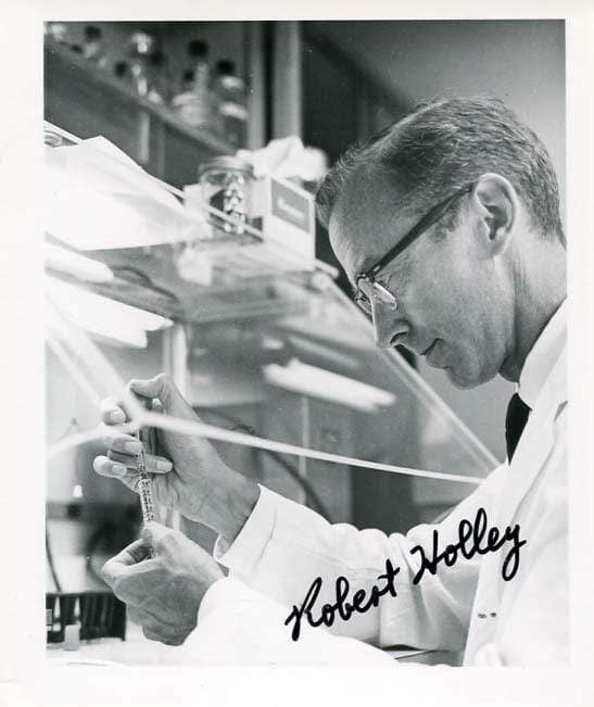 Holley, Robert W. autograph