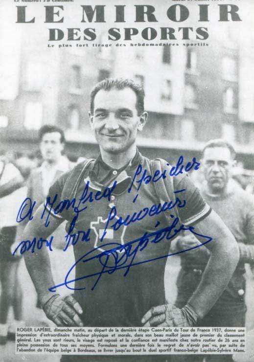 Lapébie, Roger autograph