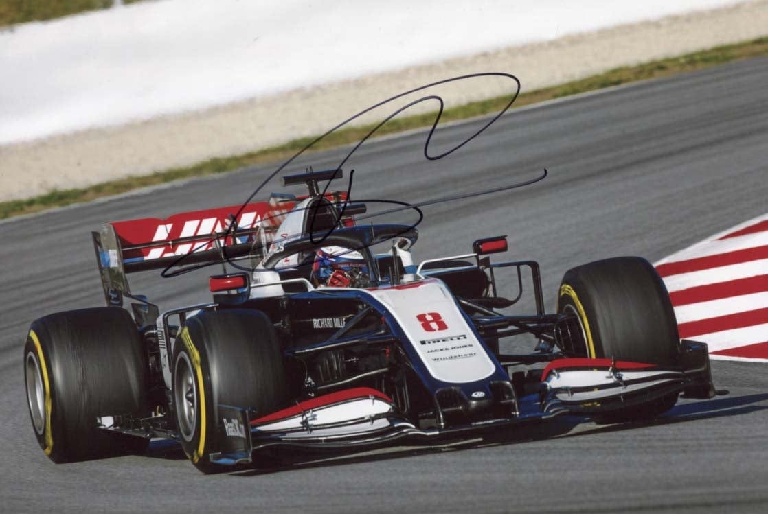 Romain  Grosjean Autograph Autogramm | ID 7281076338837