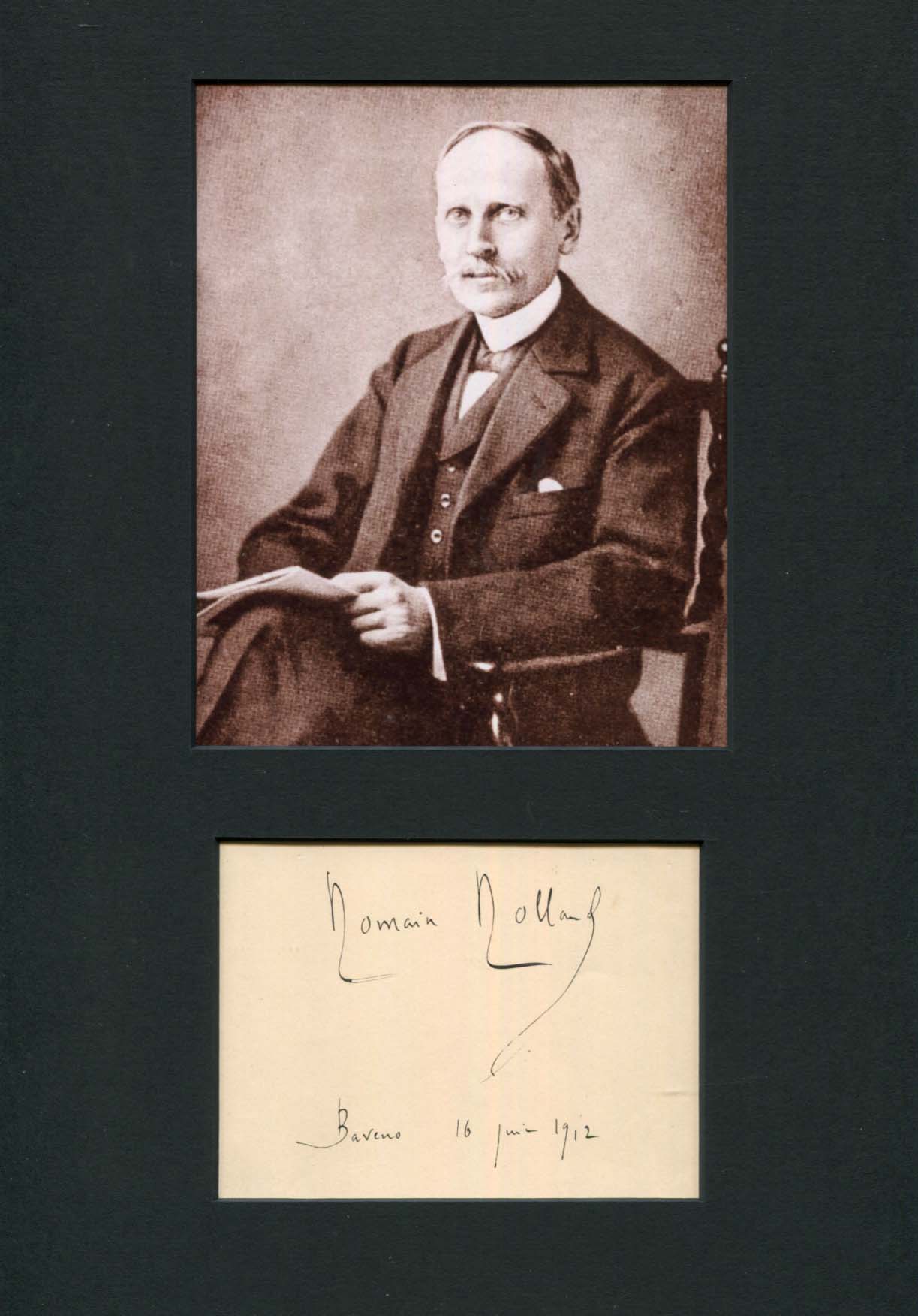 Romain Rolland Autograph
