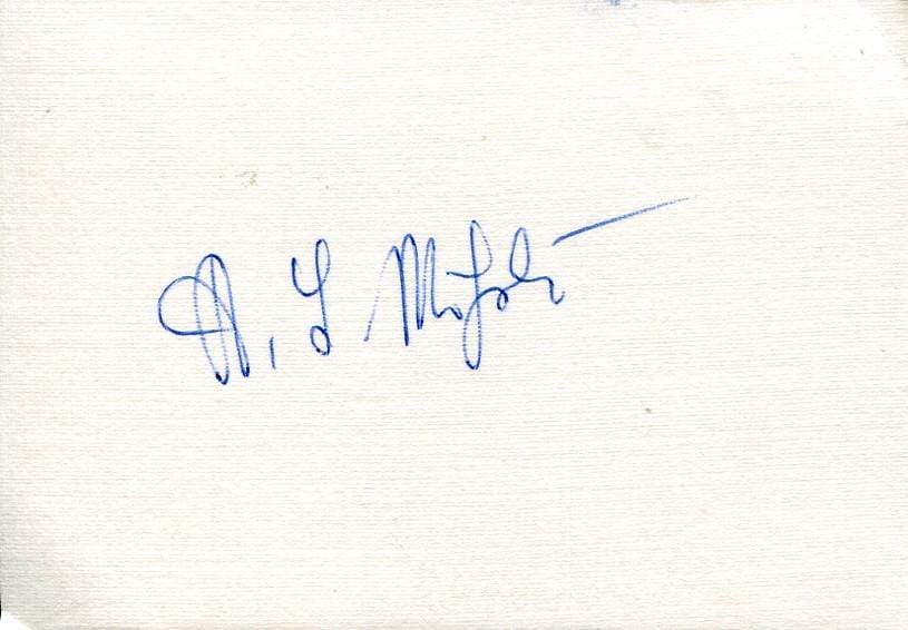 Rudolf Mößbauer Autograph Autogramm | ID 7193941409941