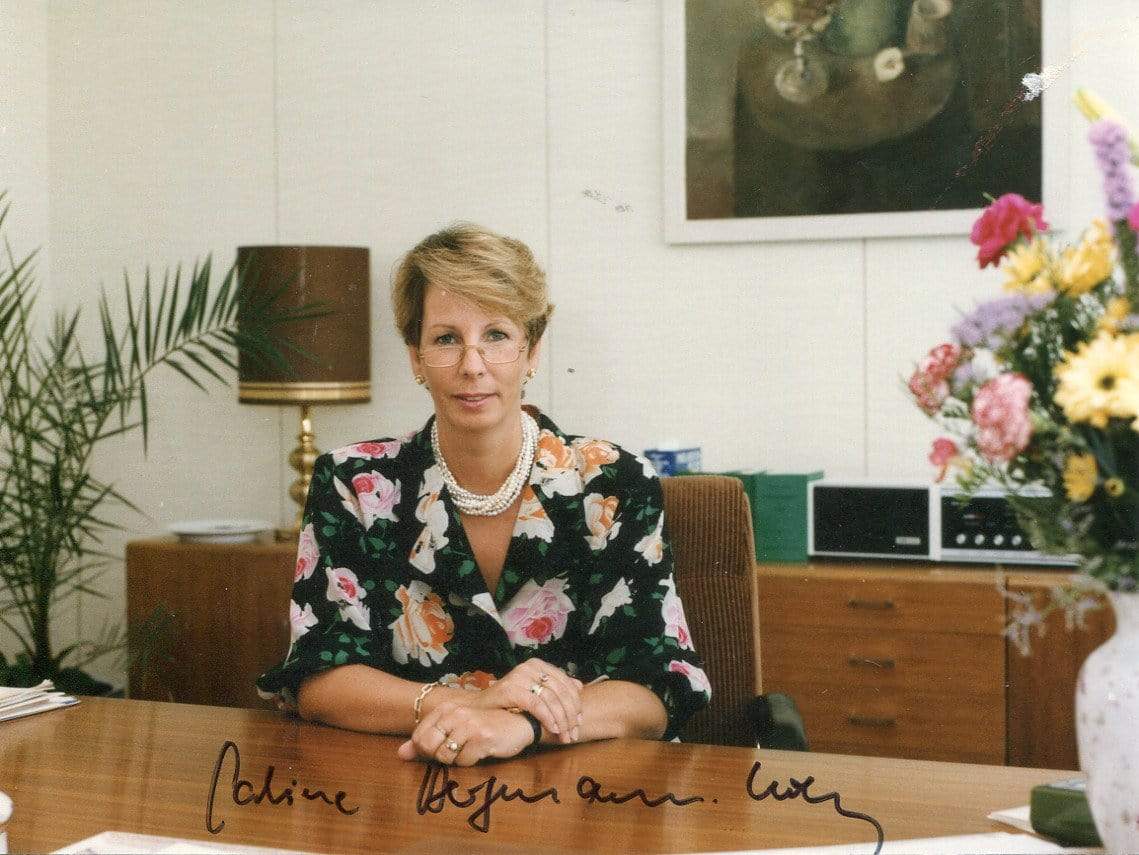 Bergmann-Pohl, Sabine autograph