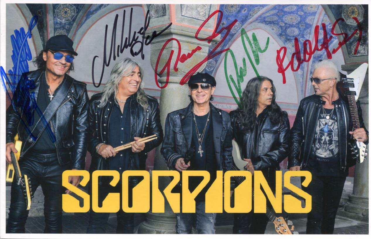  Scorpions Autograph Autogramm | ID 7864998396053