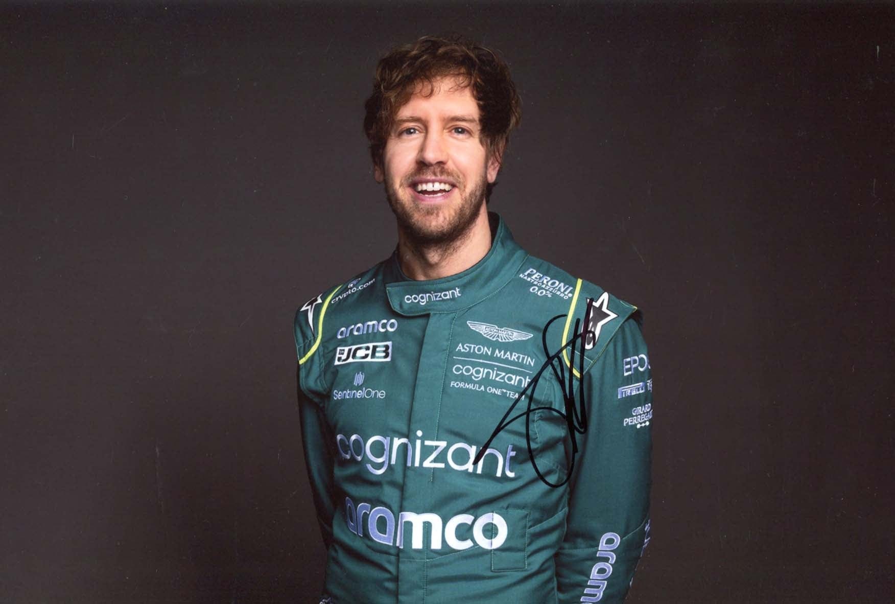 Sebastian Vettel Autogramm