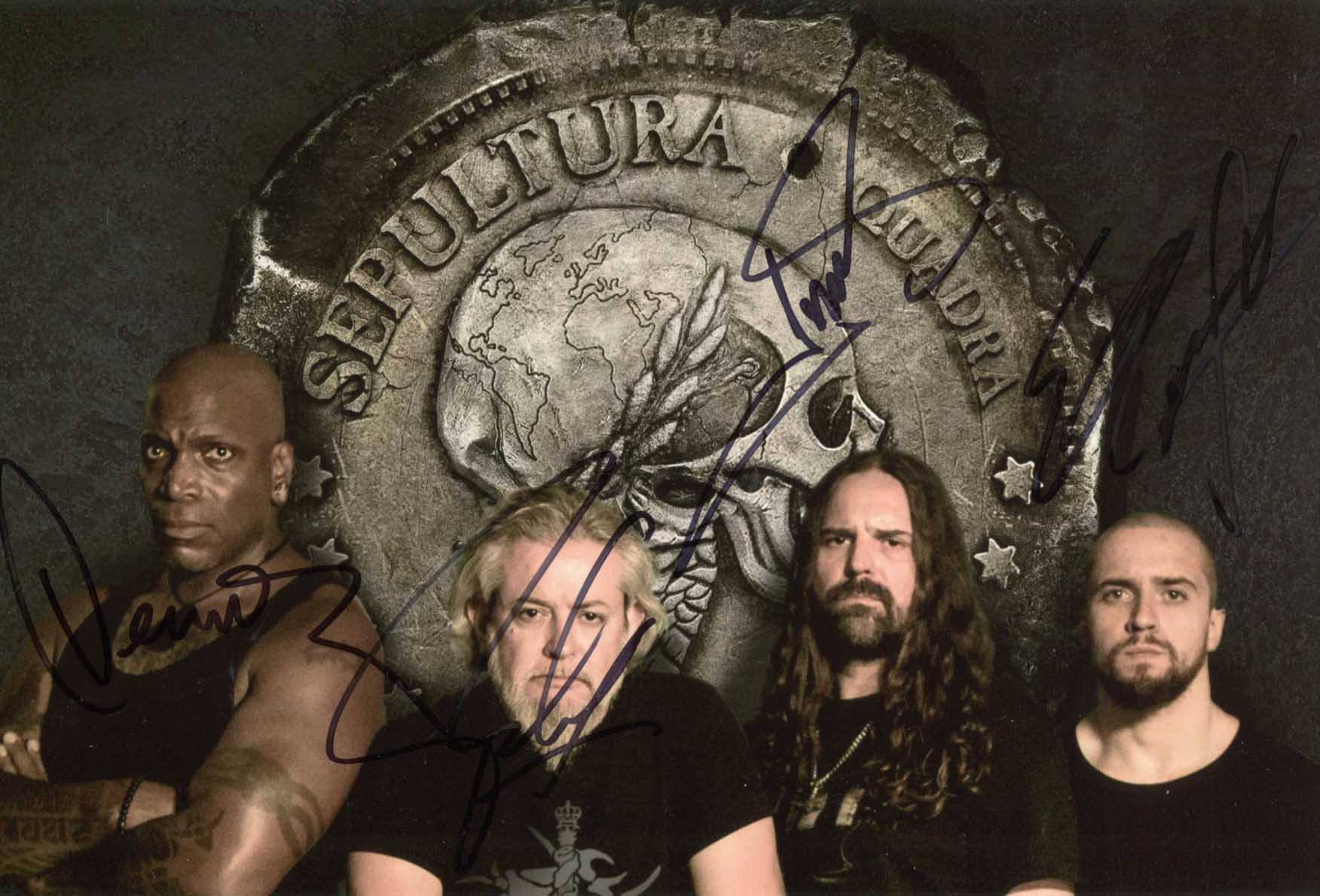  Sepultura Autograph Autogramm | ID 7845625200789