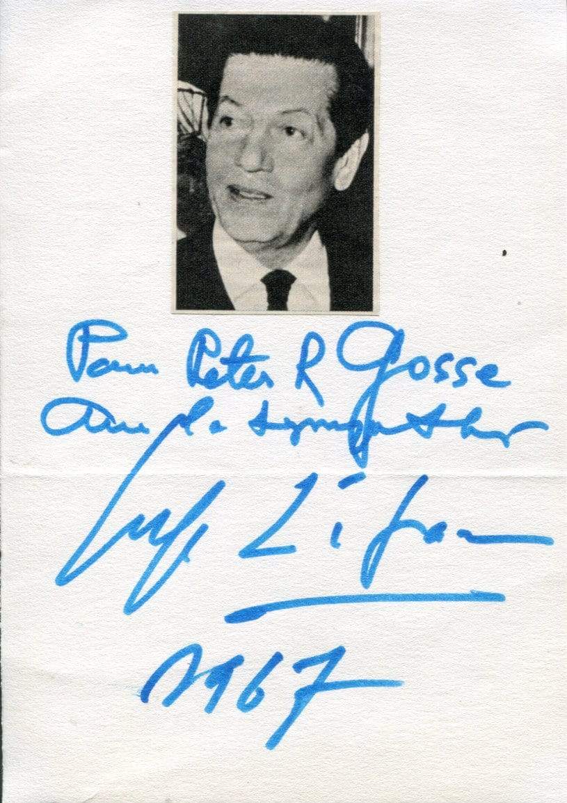 Lifar, Serge autograph