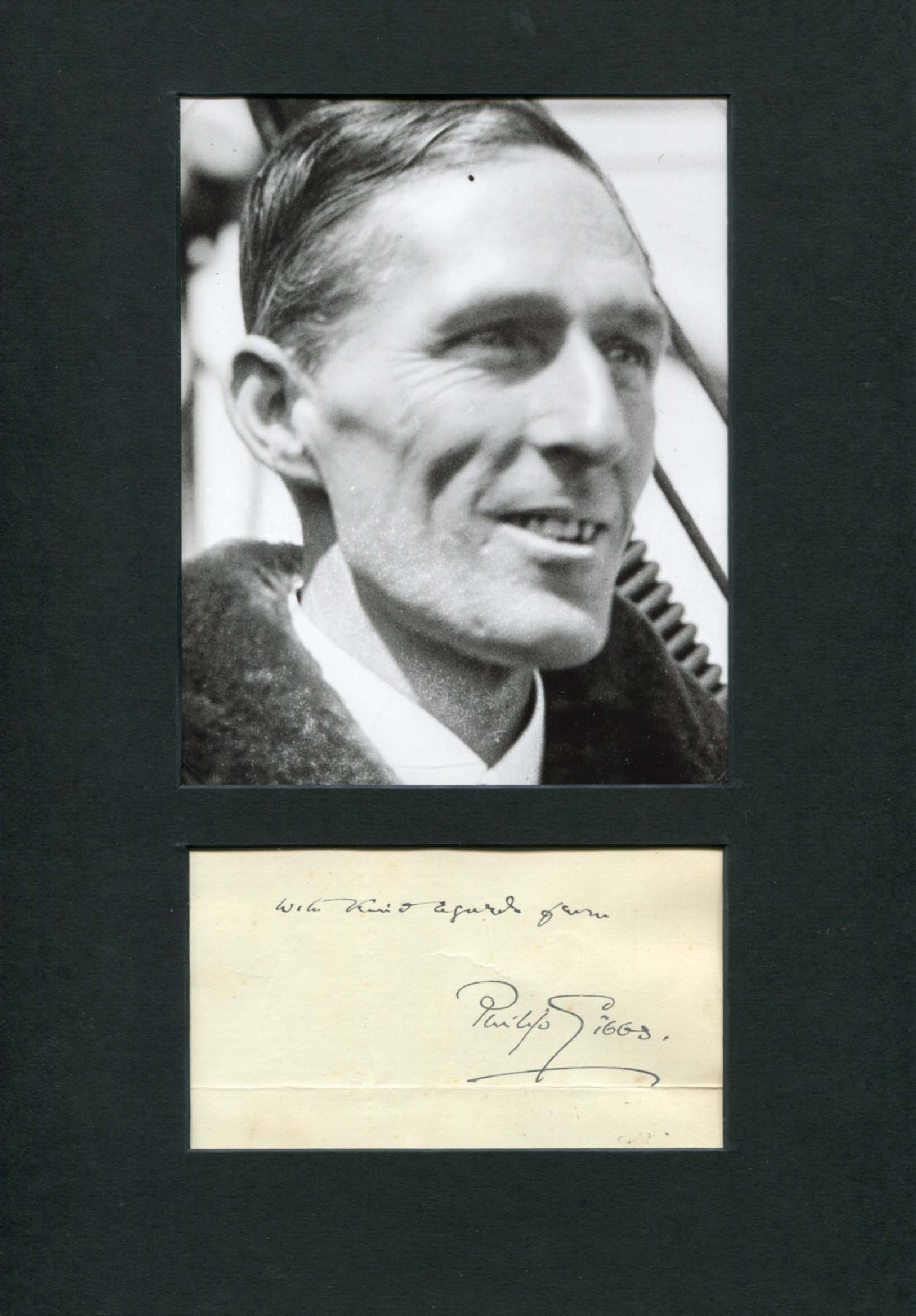 Gibbs, Sir Philip autograph