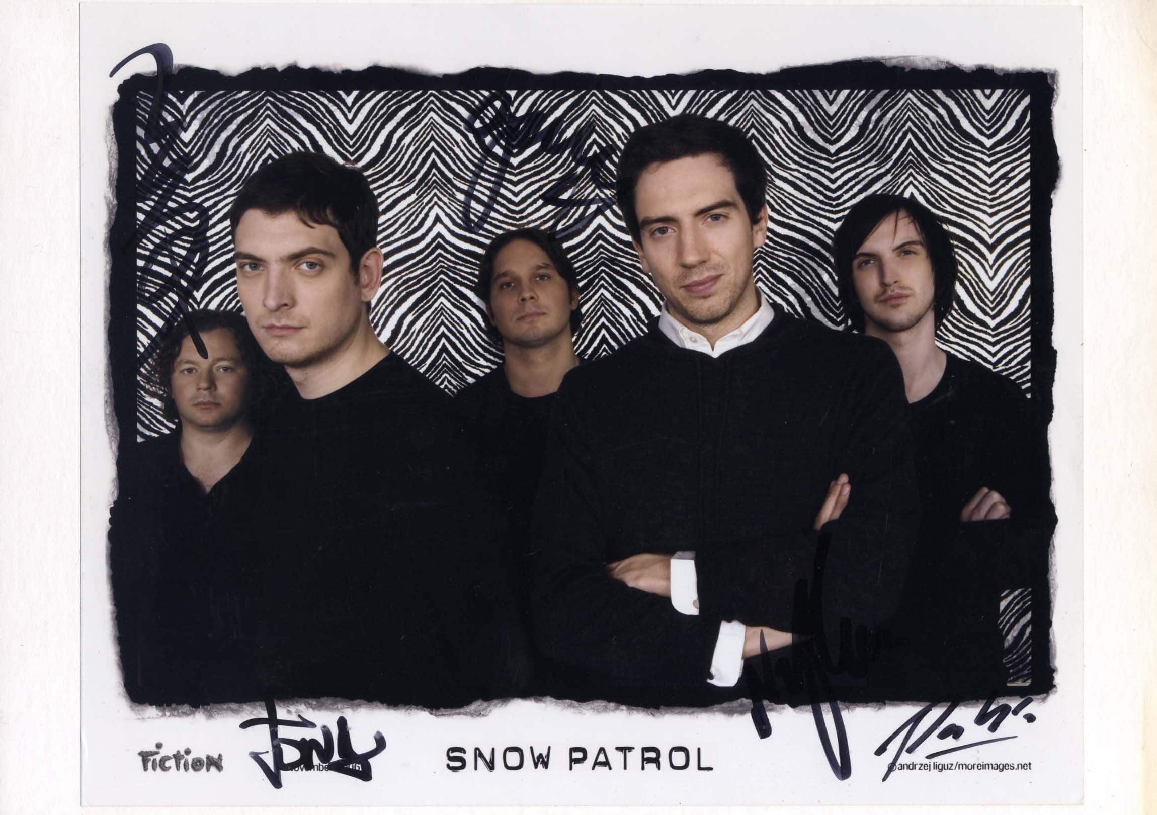 Snow Patrol autograph