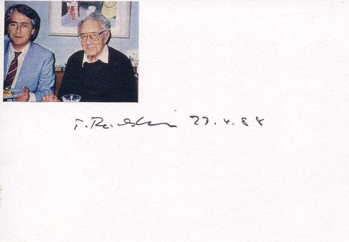 Reichstein, Tadeus autograph