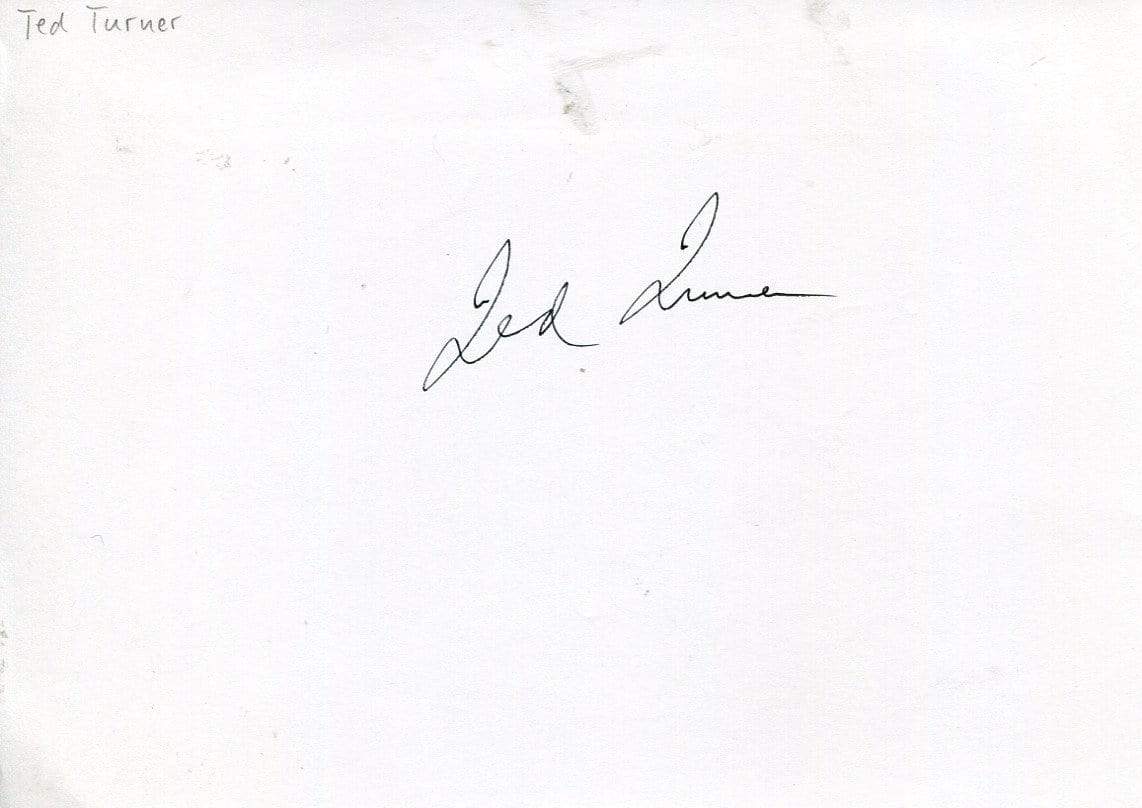 Ted Turner Autograph Autogramm | ID 6972461219989